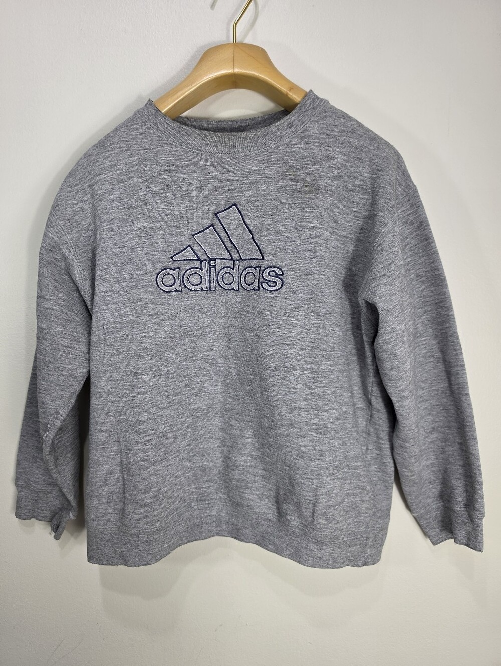 Vintage 90s adidas Crewneck Sweatshirt with Embroidered Logo
